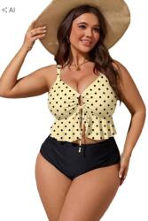 Shein Kétrészes Tankini Pöttyös XL