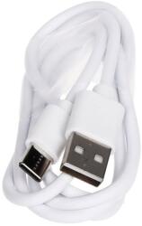  Cablu incarcare USB-A la USB-C, 1A, 2m, Alb, Bulk
