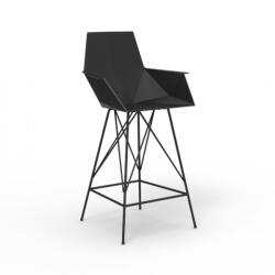 VONDOM Set de 4 scaune de bar cu brate de exterior / interior design modern premium FAZ CHAIR counter 54165 (54165 VD)