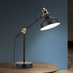 ORION Veioza/Lampa din metal reglabila stil vintage SCHILLER negru/patina (LA 4-1222/1 schwarz/patina OR)
