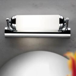 ORION Aplica de perete design lux pentru oglinda Nostalgie 28cm crom (Soff 3-464/1 chrom/494 opal-seidenmatt OR)