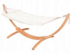 La Siesta Függőágy kerti vázzal La Siesta Chillounge Ecru Egyszemélyes (4025122938754)