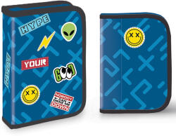 S-Cool Penar baieti echipat cu 32 piese S-COOL Sticker Penar