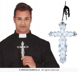 Guirca Papi kereszt Ezüst nyaklánc Pap Apáca Ördögűző (GU16945)