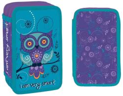 S-Cool Penar fete neechipat, 3 fermoare, S-COOL Owl Penar