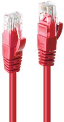 Lindy Cablu de retea Lindy 2m Cat. 6 U/UTP, conector A: RJ45 Male conector B: RJ45 Male, latime de banda suportata 250MHz, rosu (LY-48033) - etoc
