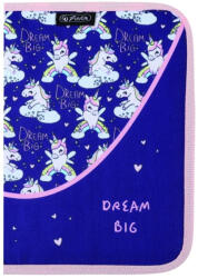 Herlitz Penar fete neechipat, cu 1 fermoar si o clapeta, HERLITZ Dream big Penar