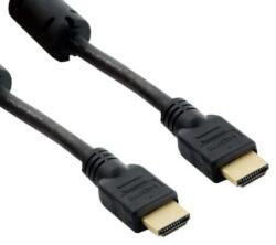 WORLD Cablu HDMI - HDMI High Speed cu Ethernet (v1.4), 3D, negru, ferita, placat cu aur 7.5m (DCQN53BBM)
