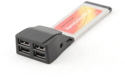 Gembird Placa expresscard Gembird adaptor 4 x USB 2.0 (DY347HBBM)