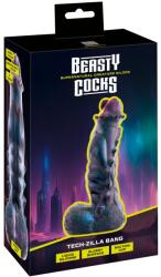 Beasty Cocks Tech-Zilla Bang Dildo Reptilian cu Ventuză 23, 5 cm Dildo