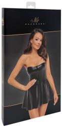 Noir Tube Rochie Libido Neagră Mini Powerwetlook cu Bretele - Negru , L
