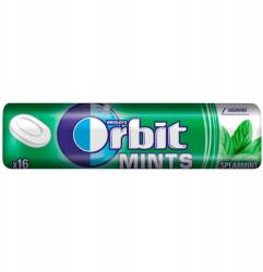 Orbit Cukorka Dropsy Mints Orbit 28g spearmint mentás púder cukor nélkül (42211501)
