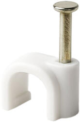 VELAMP Set 50 Buc Cleme Plastic 16mm - Alb (mg016)