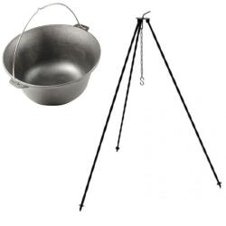 Artool Set ceaun fonta cu trepied metalic, 16 L, Premium (143196) Ceaun