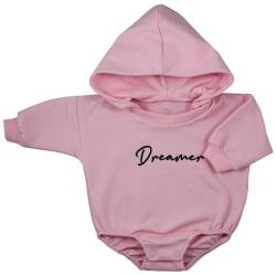 KOALA Body baggy pentru bebeluşi cu glugă Koala Dreamer roz, mărime 74 (6-9lr)
