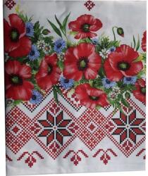 CASA GINO Fata de masa MOTIVE TRADITIONALE SI MACI XXL CASA GINO® , bumbac 100%, 150X350, masa 12 persoane (TRADMACIXXL350) Fata de masa