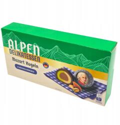Alpen Delikatessen Mozart Kugeln Marcipán Praliné Csokoládéban