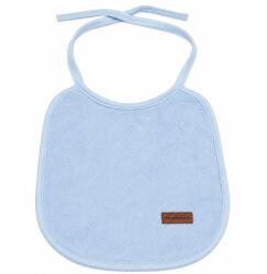 NEW BABY Bib din frotir pentru copii căptușit cu PVC New Baby albastru Bavata