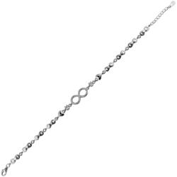 Rankine Bratara argint infinit cu zirconii Grace (2F21559-2)