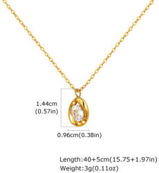 Thia Jewelry S. Steel Lant Auriu Thia Jewelry S. Steel Dama (JC-ES503N-9)