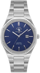 Santa Barbara Polo & Racquet Club Noble - Ceas Barbatesc Quartz Argintiu SB. 1.10673. 3 (SB.1.10673.3) Ceas
