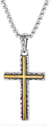 Thia Jewelry S. Steel Lant Inox Auriu Thia Jewelry S. Steel Barbati (JC-PN2415-9)