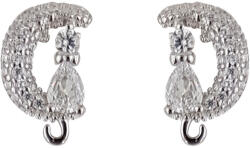 Rankine Cercei argint semiluna cu zirconii (1EA103890-2)
