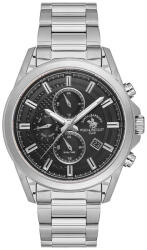 Santa Barbara Polo & Racquet Club Legend - Ceas Barbatesc Quartz Argintiu SB. 1.10675-1 (SB.1.10675-1) Ceas