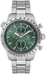 Santa Barbara Polo & Racquet Club Legend - Ceas Barbatesc Quartz Argintiu SB. 5.10003. 4 (SB.5.10003.4) Ceas