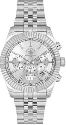 Santa Barbara Polo & Racquet Club Legend - Ceas Barbatesc Quartz Argintiu SB. 1.10653. 1 (SB.1.10653.1) Ceas