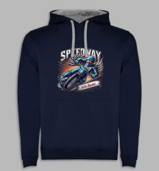 Roly Ajándék kapucnis pulóver Speedway Salak Lengyel autós sötétkék