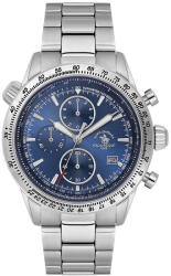 Santa Barbara Polo & Racquet Club Legend - Ceas Barbatesc Quartz Argintiu SB. 5.10003. 2 (SB.5.10003.2) Ceas