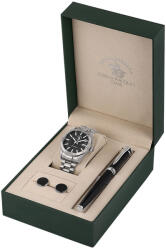 Santa Barbara Polo & Racquet Club Legend - Ceas Barbatesc Quartz Argintiu SB. 1.10646. 2 (SB.1.10646.2) Ceas