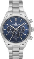 Daniel Klein Exclusive - Ceas Barbatesc Quartz Argintiu DK. 6.14259-3 (DK.6.14259-3) Ceas