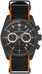 Sergio Tacchini Archivio - Ceas Barbatesc Quartz Negru ST. 1.10424. 5 (ST.1.10424.5) Ceas