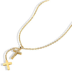 Thia Jewelry S. Steel Lant Inox Auriu Thia Jewelry S. Steel Dama (JC-GX2845-9)