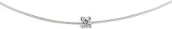 Rankine Lant argint silicon solitaire (FYN2179-4-2)