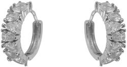 Rankine Cercei argint rotunzi white zirconiu (E5881-2)