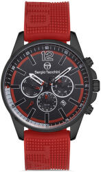 Sergio Tacchini Streamline - Ceas Barbatesc Quartz Rosu ST. 1.10210. 1 (ST.1.10210.1) Ceas