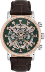 Daniel Klein Skeleton - Ceas Barbatesc Automatic Cafeniu DK. 1.13850. 4 (DK.1.13850.4) Ceas