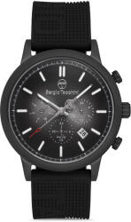 Sergio Tacchini Streamline - Ceas Barbatesc Quartz Negru ST. 1.10180. 3 (ST.1.10180.3) Ceas