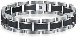 Thia Jewelry S. Steel Bratara Neagra Cu Carbon Thia Jewelry S. Steel Barbati (QL-SL011-23)