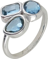 THIA Jewelry Inel argint elegant zirconii albastre Thia marimea 53 (102017-53-67)