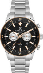 Daniel Klein Exclusive - Ceas Barbatesc Quartz Argintiu DK. 1.14256-4 (DK.1.14256-4) Ceas