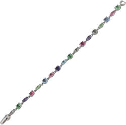 THIA Jewelry Bratara argint zirconii multicoloreThia (CAB2916-22)