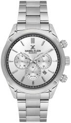 Daniel Klein Exclusive - Ceas Barbatesc Quartz Argintiu DK. 6.14259-1 (DK.6.14259-1) Ceas
