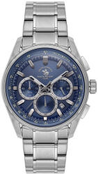 Santa Barbara Polo & Racquet Club Legend - Ceas Barbatesc Quartz Argintiu SB. 1.10634. 3 (SB.1.10634.3) Ceas