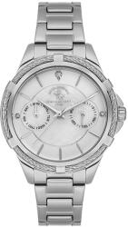 Santa Barbara Polo & Racquet Club Unique - Ceas Dama Quartz Argintiu SB. 1.10500. 1 (SB.1.10500.1) Ceas