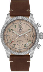 Santa Barbara Polo & Racquet Club Legend - Ceas Barbatesc Quartz Cafeniu SB. 8.10008. 1 (SB.8.10008.1) Ceas
