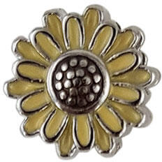 Rankine Talisman argint margareta galbena (G6851-22)